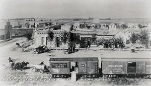 Early 1880a Berthoud Railroad, Berthoud Colorado